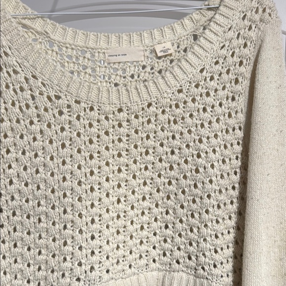 Free People Cream Knit Top with Multicolor Skirt - Picture 4 of 5